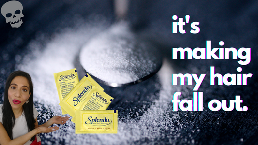 Artificial sweeteners and hair loss
